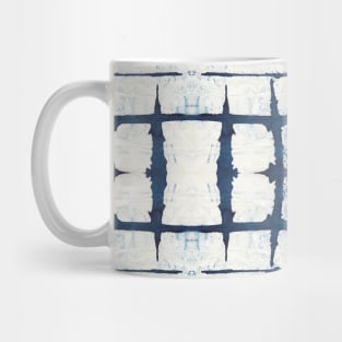 Faded Indigo Shibori Tie Dye Mug